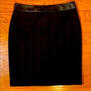 NWT BANANA REPUBLIC TONAL JACQUARD PENCIL SKIRT